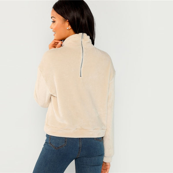 Shaina's Faux Fur Sweater - Luma Bluma